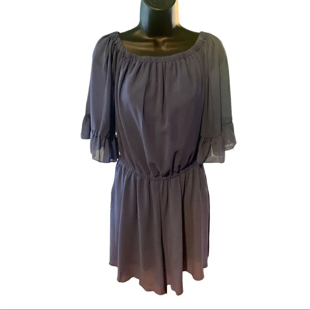 Blue Flowy Romper   - Picture 2 of 4